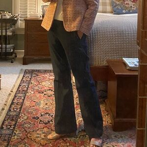 Worthington Navy Low Rise Flare Pants